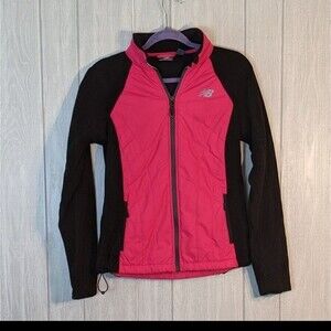 New Balance Fleece Quilted Full Zip Jacket EUC SZ S